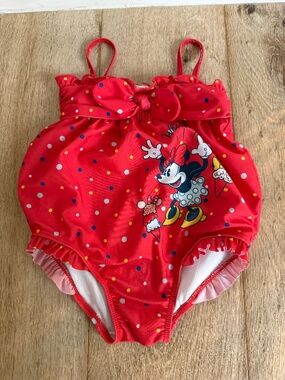 Disney Minnie Mouse Swimsuit 12-18M